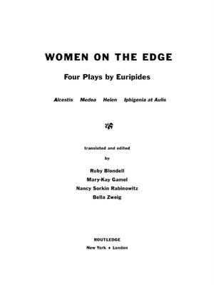 cover image of Women on the Edge